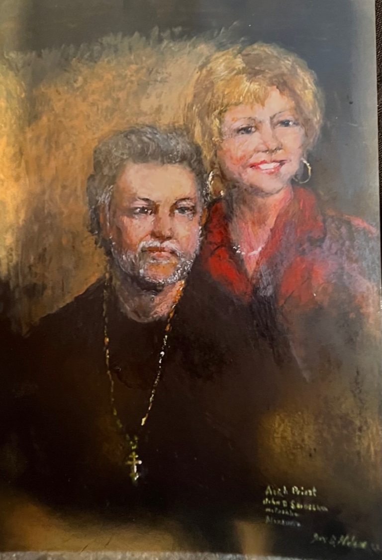 Jim Nelson Painting - High Priest and Wife