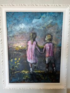 Portrait of 2 Girls - Jim Nelson